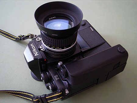Nikon F3 + MD-4 + Ai Nikkor 28mm F2.8S + L37c + HN-2