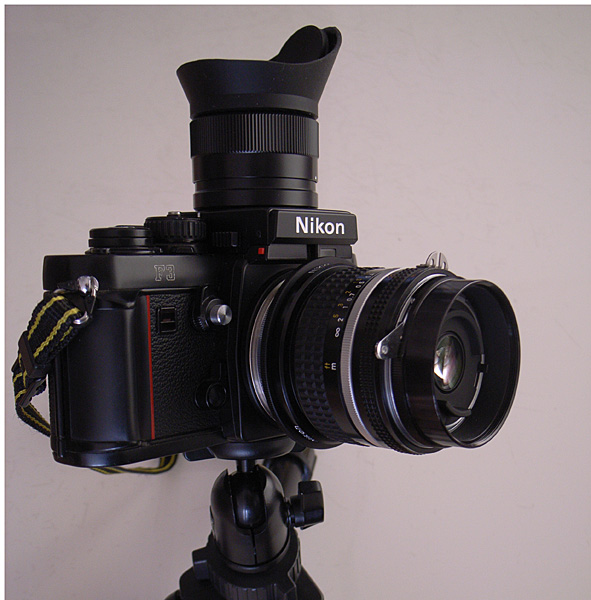 Nikon F3 + 高倍率ファインダーDW-4 + BR-2A + BR-5 + Ai Nikkor 20mm F2.8S + BR-3