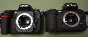 Nikon D300 and Nikon F100