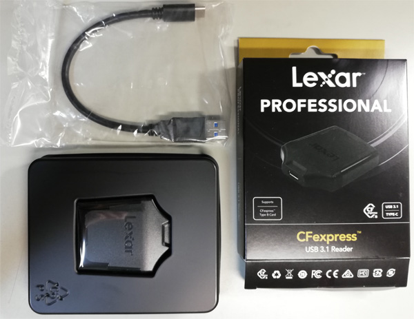 Lexar CFexpress TypeB カードリーダーライターLRWCFXRB