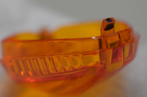 【写真4】CRF250L(MD38)のウインカーレンズ33454-MGS-J32 【写真4】CRF250L(MD38)のウインカーレンズ33454-MGS-J32